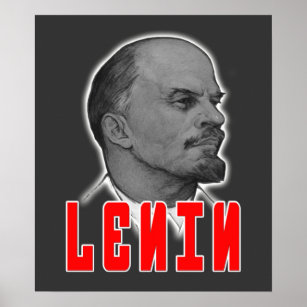 Lenin Profile Poster