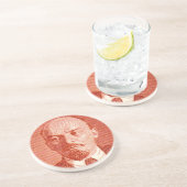 Lenin-Rot Getränkeuntersetzer (Seite)