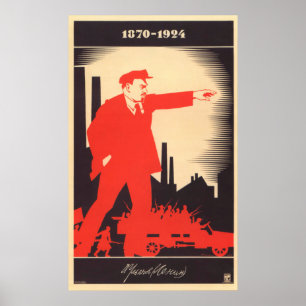 Lenin sowjetisches Poster