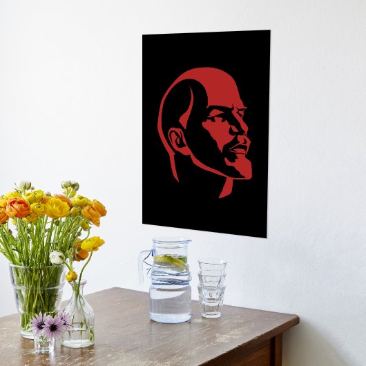 Lenin, UdSSR, CCCP, sowjetische Gewerkschaft, Komm Foliendrucke (Ablage(Küche))