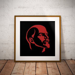 Lenin, UdSSR, CCCP, Sowjetunion, Kommunismus Fotodruck