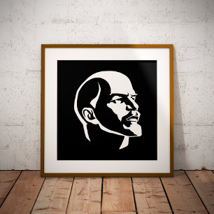 Lenin, UdSSR, CCCP, Sowjetunion, Kommunismus Fotodruck