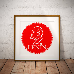 Lenin, UdSSR, CCCP, Sowjetunion, Kommunismus Fotodruck