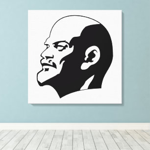 Lenin, UdSSR, CCCP, Sowjetunion, Kommunismus Leinwanddruck