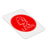 Lenin, UdSSR, CCCP, Sowjetunion, Kommunismus Magnet (Rechte Seite)