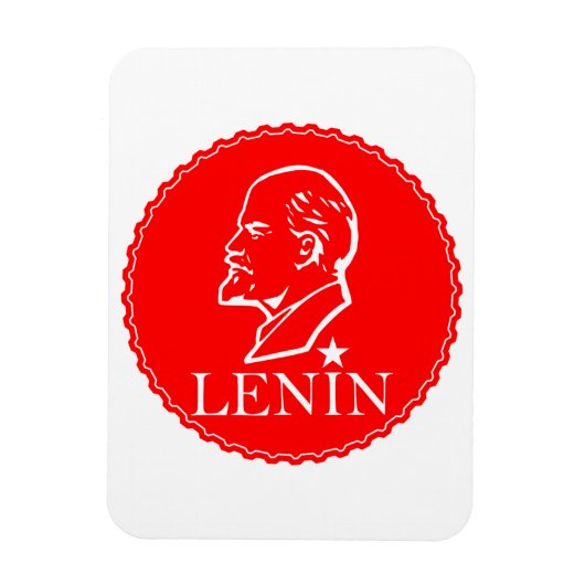 Lenin, UdSSR, CCCP, Sowjetunion, Kommunismus Magnet (Vertikal)