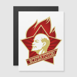 Lenin, UdSSR, CCCP, Sowjetunion, Kommunismus Magneteinladung