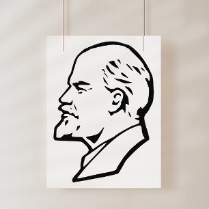 Lenin, UdSSR, CCCP, Sowjetunion, Kommunismus Poster