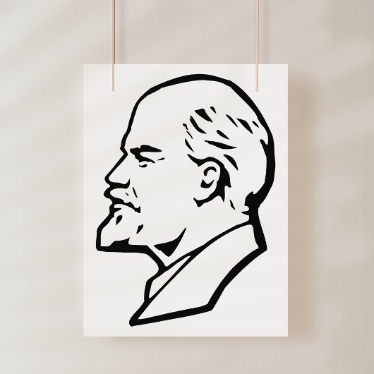 Lenin, UdSSR, CCCP, Sowjetunion, Kommunismus Poster