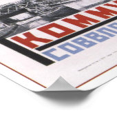 Lenin und Elektrizität Poster (Ecke)