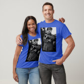 Lenin und sein Katzmädchen lustig T-Shirt (Unisex)