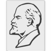 Lenin, USSR, CCCP, Soviet Union, Communism Aufkleber (Vorderseite)