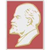 Lenin, USSR, CCCP, Soviet Union, Communism Aufkleber (Vorderseite)