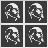 Lenin, USSR, CCCP, Soviet Union, Communism Aufkleber (Vorderseite)