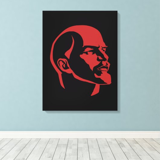 Lenin, USSR, CCCP, Soviet Union, Communism Leinwanddruck (Insitu (Holzboden))