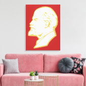 Lenin, USSR, CCCP, Soviet Union, Communism Leinwanddruck (Insitu (Wohnzimmer))
