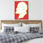 Lenin, USSR, CCCP, Soviet Union, Communism Leinwanddruck (Insitu (Schlafzimmer))