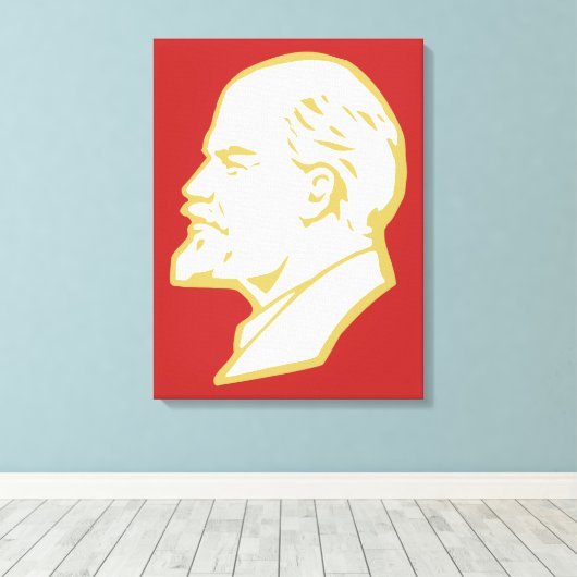 Lenin, USSR, CCCP, Soviet Union, Communism Leinwanddruck (Insitu (Holzboden))
