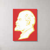 Lenin, USSR, CCCP, Soviet Union, Communism Leinwanddruck (Vorderseite)