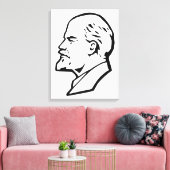 Lenin, USSR, CCCP, Soviet Union, Communism Leinwanddruck (Insitu (Wohnzimmer))