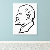 Lenin, USSR, CCCP, Soviet Union, Communism Leinwanddruck (Insitu (Holzboden))