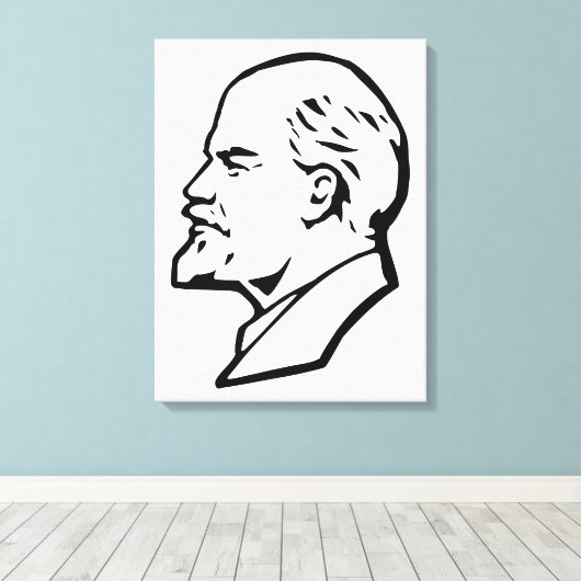 Lenin, USSR, CCCP, Soviet Union, Communism Leinwanddruck (Insitu (Holzboden))