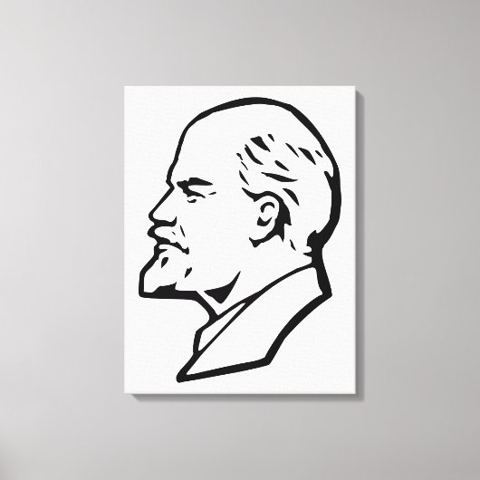 Lenin, USSR, CCCP, Soviet Union, Communism Leinwanddruck (Vorderseite)