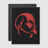 Lenin, USSR, CCCP, Soviet Union, Communism Magneteinladung (Vorne/Hinten)