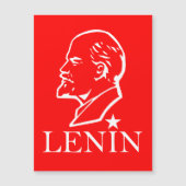 Lenin, USSR, CCCP, Soviet Union, Communism Magneteinladung (Vorderseite)