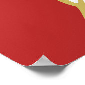 Lenin, USSR, CCCP, Soviet Union, Communism Poster (Ecke)