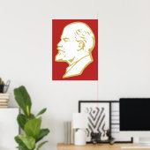 Lenin, USSR, CCCP, Soviet Union, Communism Poster (Heimbüro)