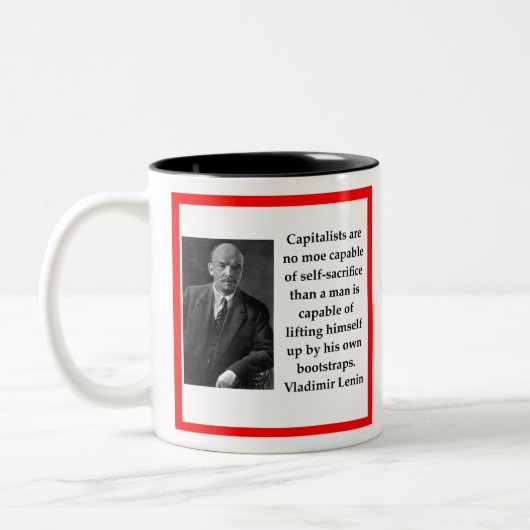 Lenin Zweifarbige Tasse (Links)