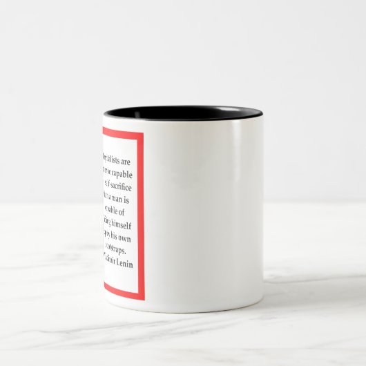 Lenin Zweifarbige Tasse (Mittel)