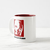 Lenin Zweifarbige Tasse (Vorderseite Links)