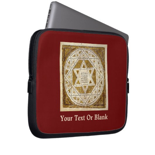 Leningrad Codex Laptopschutzhülle (Vorne Rechts)