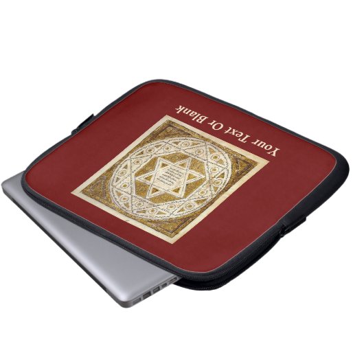 Leningrad Codex Laptopschutzhülle (Vorne Knopf)