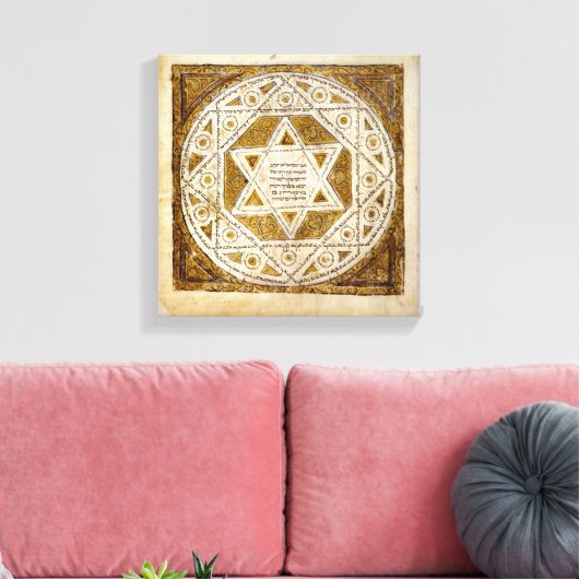 Leningrad Codex Leinwanddruck (Insitu (Wohnzimmer))