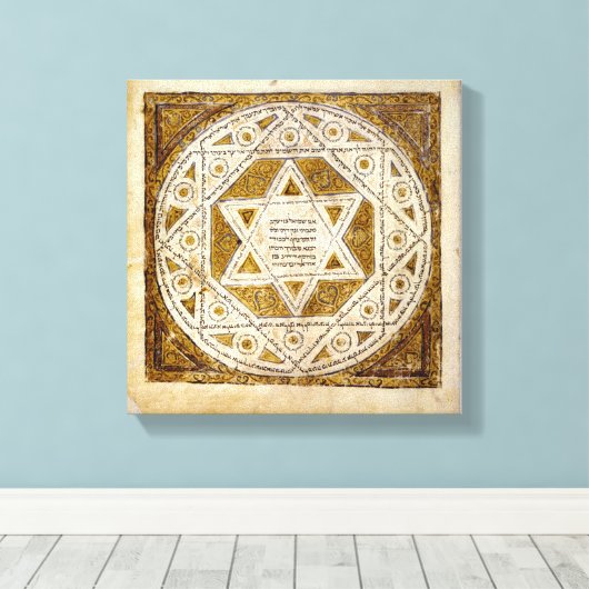 Leningrad Codex Leinwanddruck (Insitu (Holzboden))