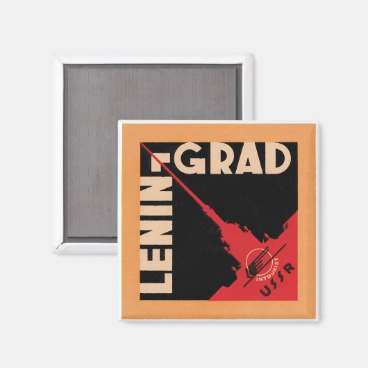 Leningrad Magnet (Vorderseite/Rückseite)