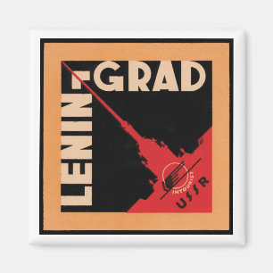 Leningrad Reiseplakat Magnet