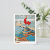 Leningrad USR Vintage Poster - Wiederherstellung Postkarte (Stehend Vorderseite)