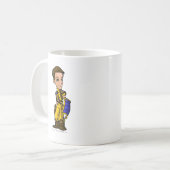 Lenkbar-verlorener Wüsten-Personal-Spieler Kaffeetasse (Vorderseite Links)