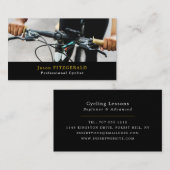 Lenker, Fahrrad, Fahrradfahrer Visitenkarte (Vorne/Hinten)