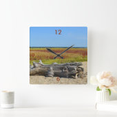 Lenkholzhalterung Quadratische Wanduhr (Zuhause)