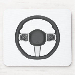 Lenkrad aus Autoleder Mousepad