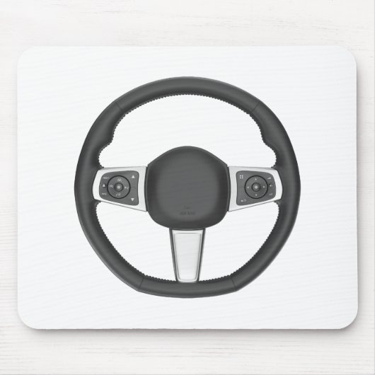 Lenkrad aus Autoleder Mousepad (Vorne)