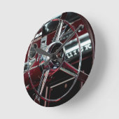 Lenkrad für Oldtimer Runde Wanduhr (Winkel)