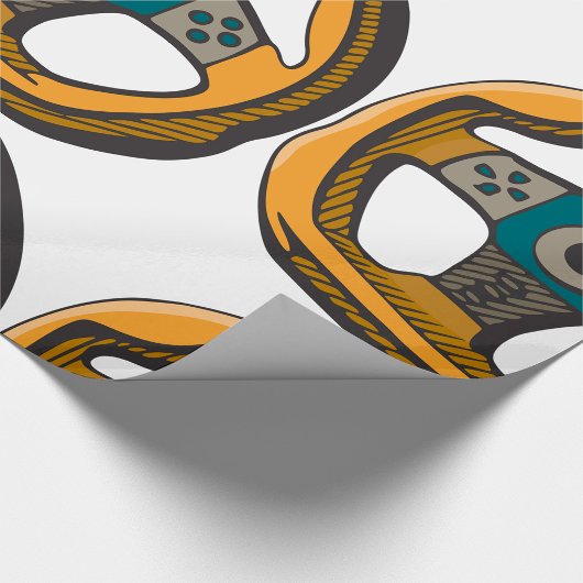 Lenkrad Geschenkpapier