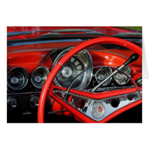 Lenkrad vom Oldtimer