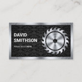 Lenkradhalterung aus schwarzem Damassohle Handyman Visitenkarte (Vorderseite)